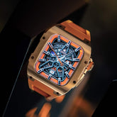 Custodia protettiva e cinturino in stile Richard Mille in metallo